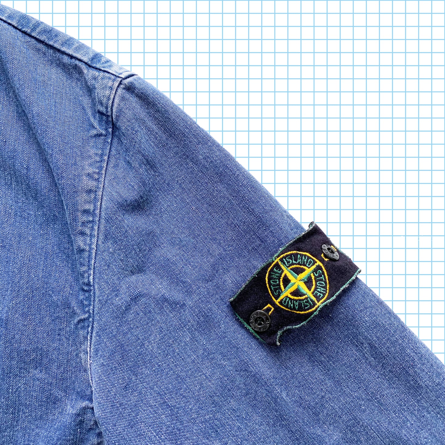 Veste de travail en denim Stone Island vintage SS95' - Grand/Extra Large