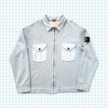 Carica l&#39;immagine nel visualizzatore di Gallery, Vintage Stone Island Ribbed Knit Double Breast Pocket Overshirt AW00&#39;