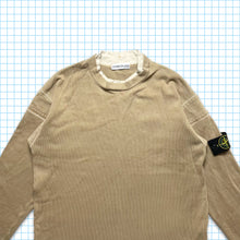 Load image into Gallery viewer, Vintage Stone Island Reinforced Neck Camel Crewneck SS01&#39;