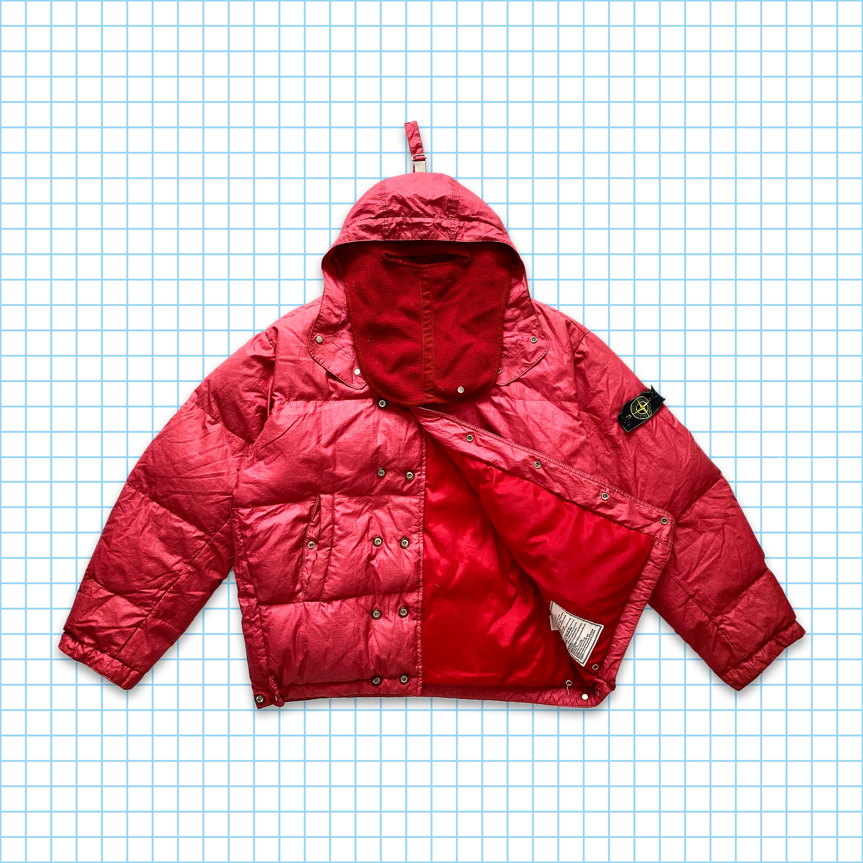 Stone island ice jacket red shop