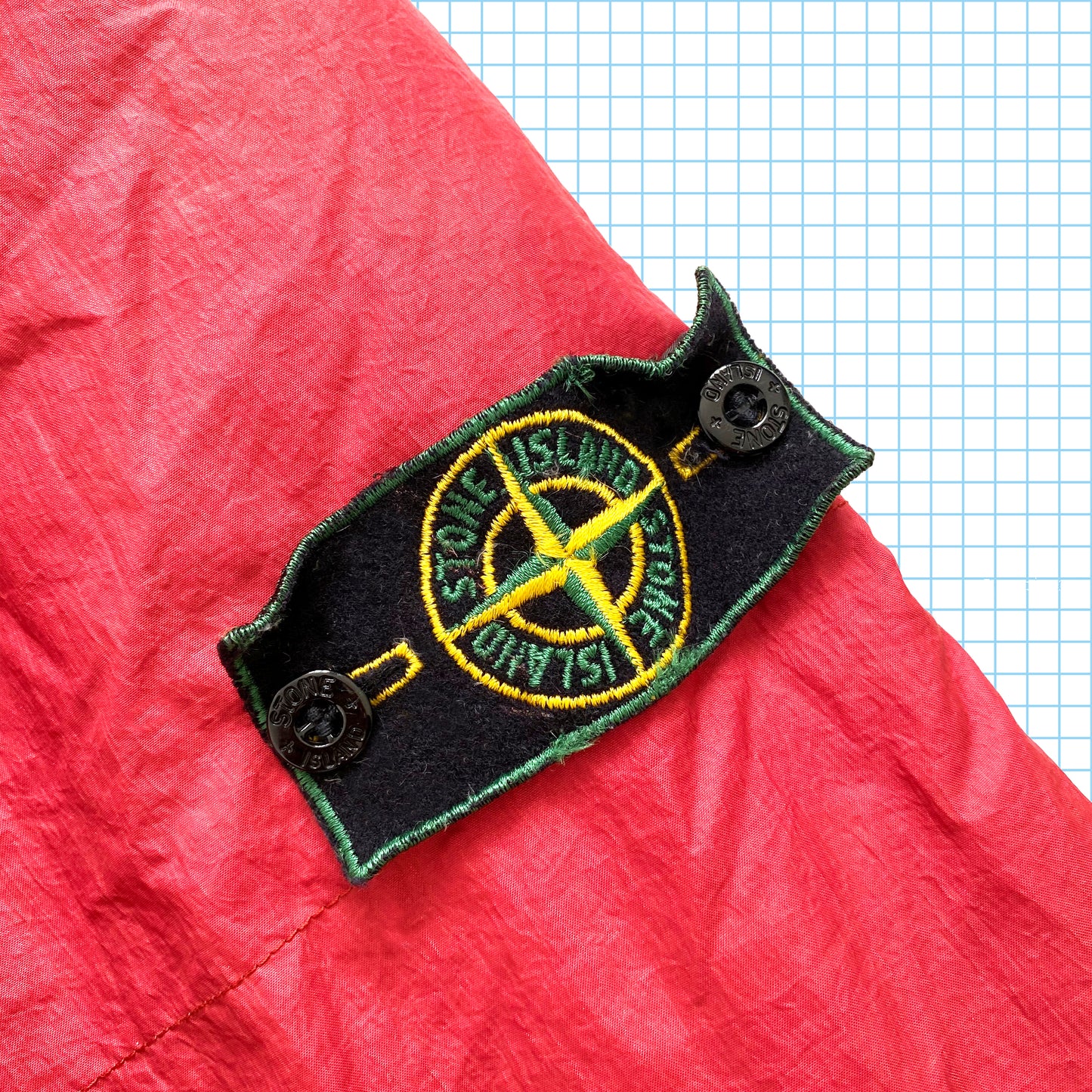 Vintage Stone Island Raso Gommato 'Balaclava' Puffer Ice Jacket AW91/92’ - Extra Large