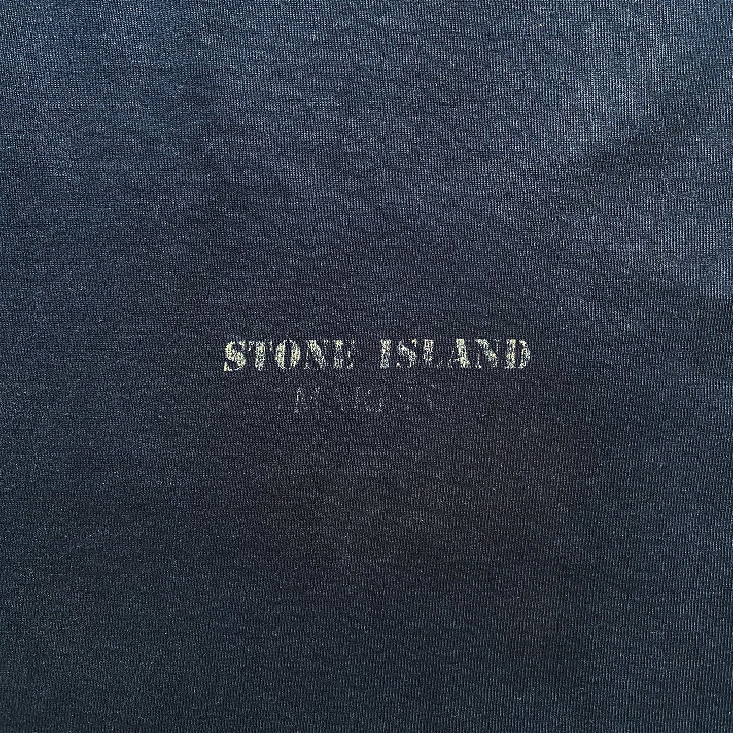 vintage Stone Island Marina Heavy Spell Out Tee SS95' - Extra Extra Large / Extra Large