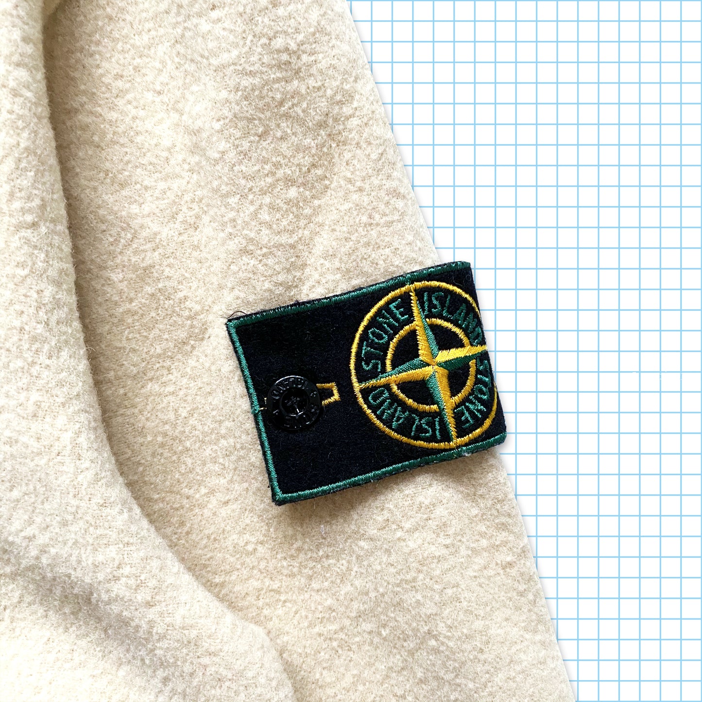 Vintage Stone Island Lana Wool Quarter Zip AW98’ - Large / Extra Large