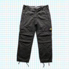 Carica l&#39;immagine nel visualizzatore di Gallery, Vintage Stone Island S/S 2006 Black Military Cargo Flight Pants - 34-38&quot; Waist