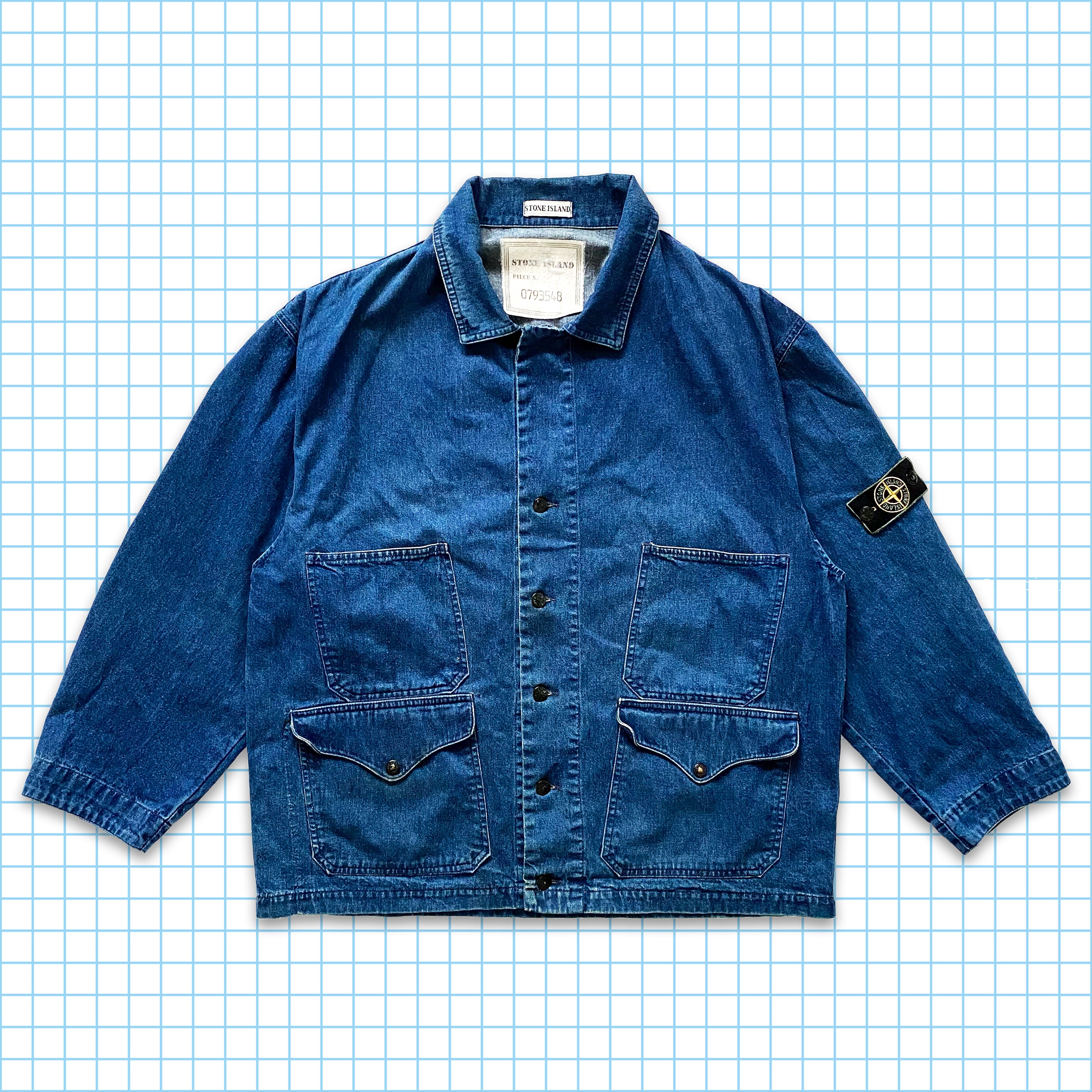 Stone island 2025 jean jacket