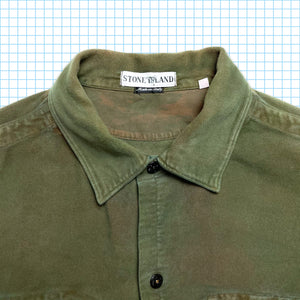Vintage Stone Island Brushed Cotton Shirt AW97’ - Extra Large / Extra Extra Large