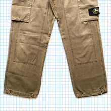 Charger l&#39;image dans la galerie, vintage Stone Island Kaki Double Knee Heavy Workwear Cargos AW05&#39; - Taille 32 / 34 »