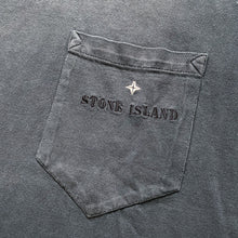 Load image into Gallery viewer, Late 90’s Stone Island Heavy Spell Out Pocket Tee - Extra Large