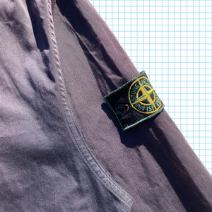 Fin des années 90 Stone Island Dutch Rope Raso Gommato Trench Coat - Extra Large