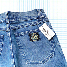 Load image into Gallery viewer, Vintage Late 90’s Stone Island Washed Blue Denim Jeans - Small