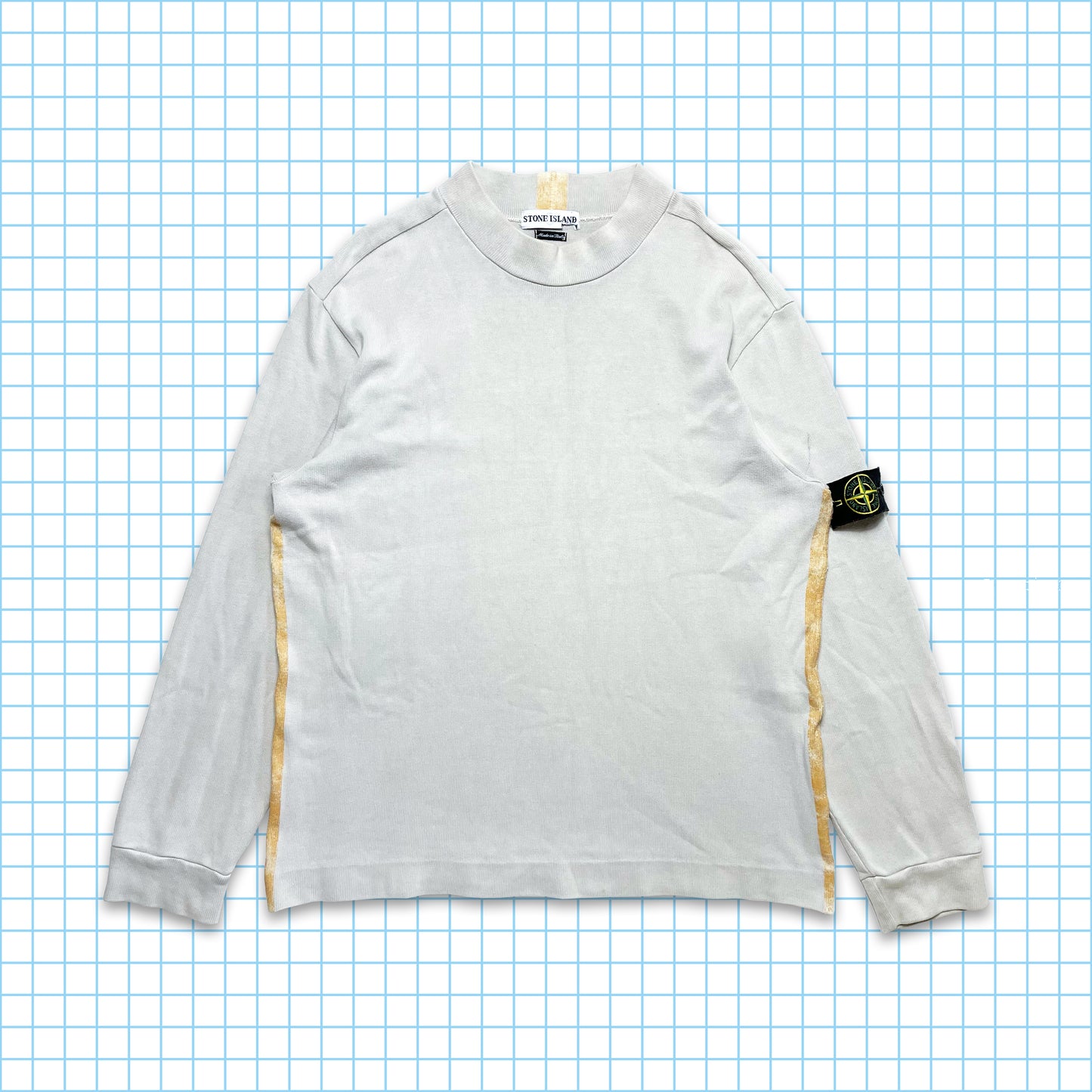 Vintage Early 00’s Stone Island Taped Crewneck - Large