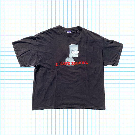 T-shirt Bart Simpson des années 90 « J’ai des problèmes »