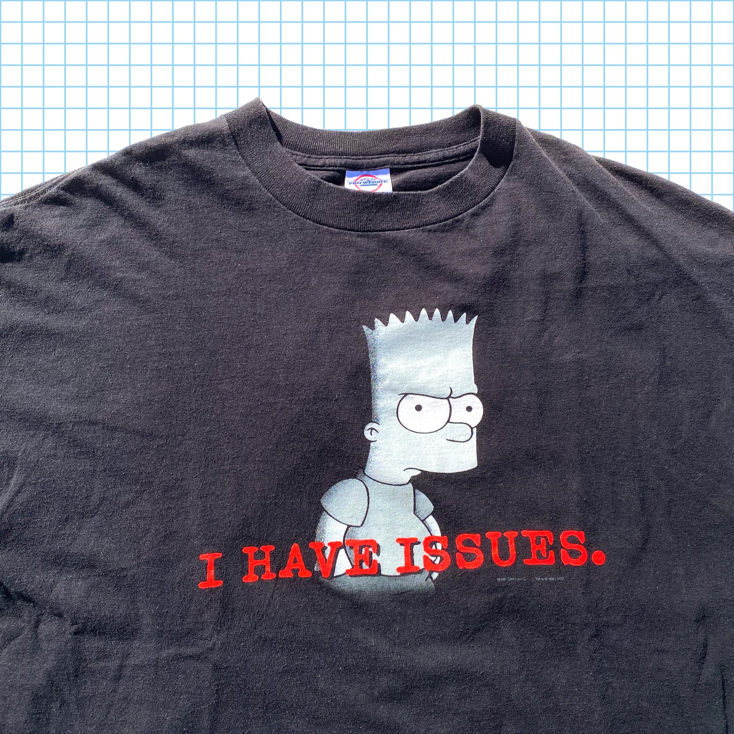 T-shirt Bart Simpson des années 90 « J’ai des problèmes »