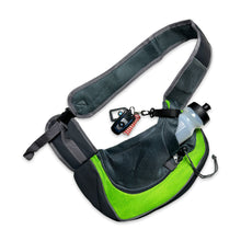 Load image into Gallery viewer, Mesh Volt Green / Grey Cross Body Bag