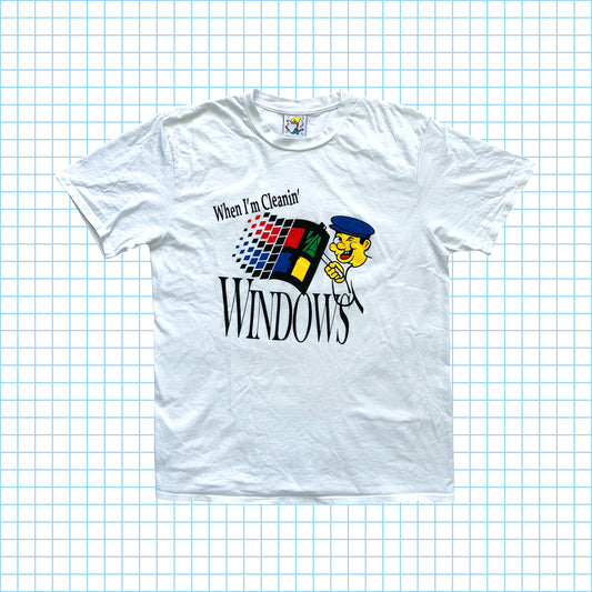 T-shirt hommage vintage « Le nettoyeur de vitres »