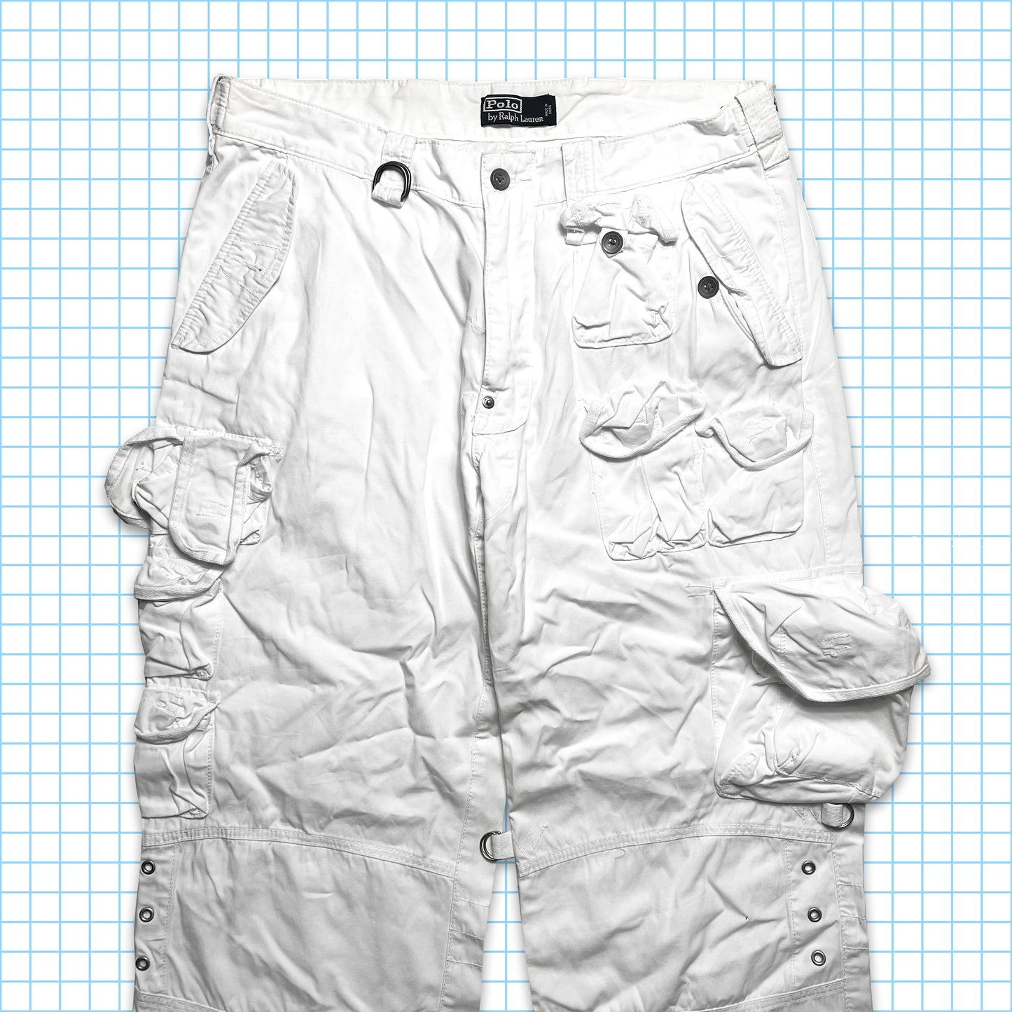 Vintage Polo Ralph Lauren Multi Pocket Tactical Cargo Pant - 34" Waist