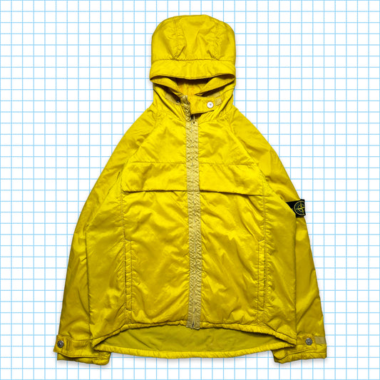 Veste à poche double poitrine jaune tournesol Stone Island du début des années 2000 - Large / Extra Large