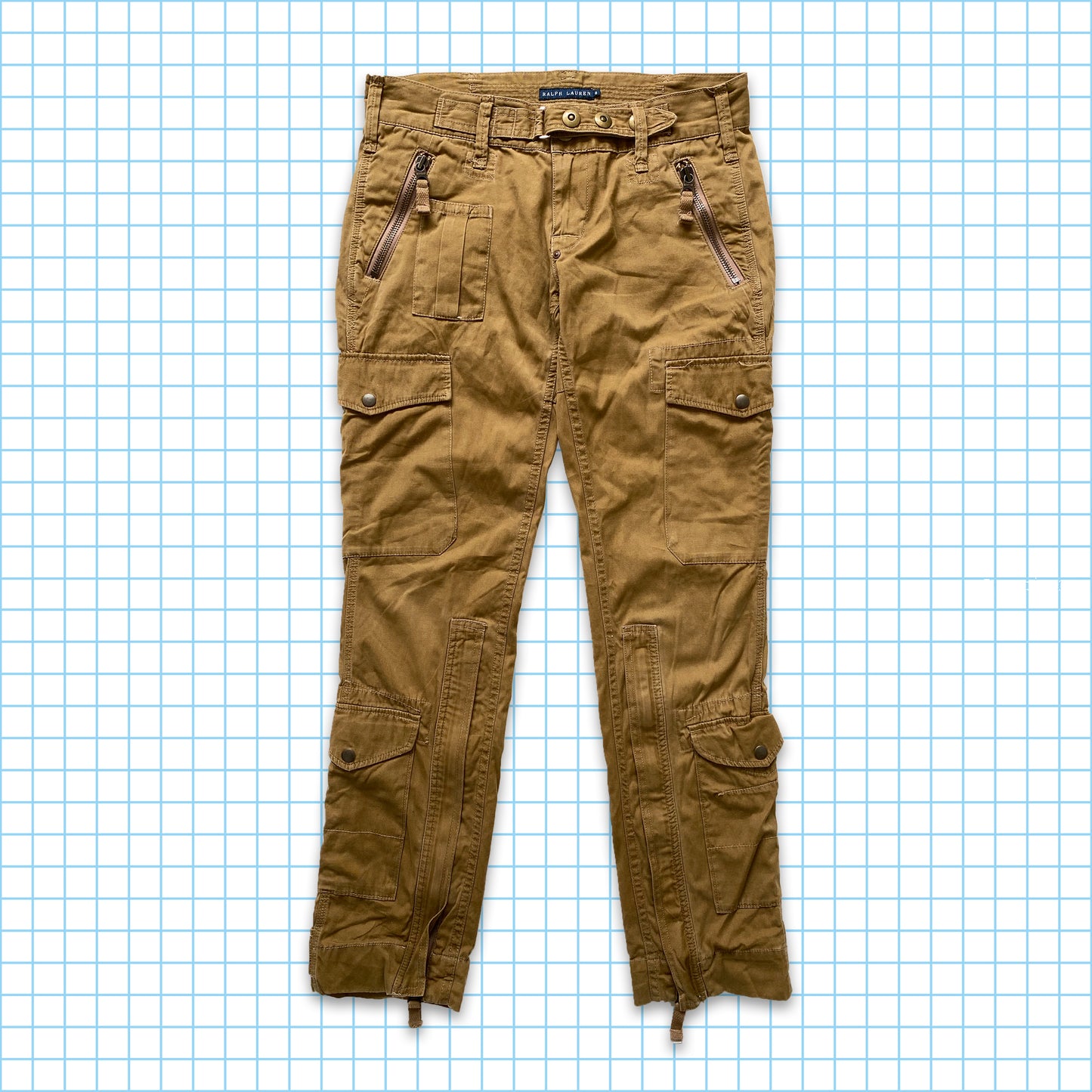 Vintage Polo Ralph Lauren Multi Pocket Utility Tactical Cargo Pants - 28" / 30" Waist