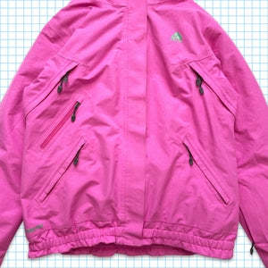 Vintage Nike ACG Shocking Pink Gore-Tex Multi Pocket Padded Jacket - Medium