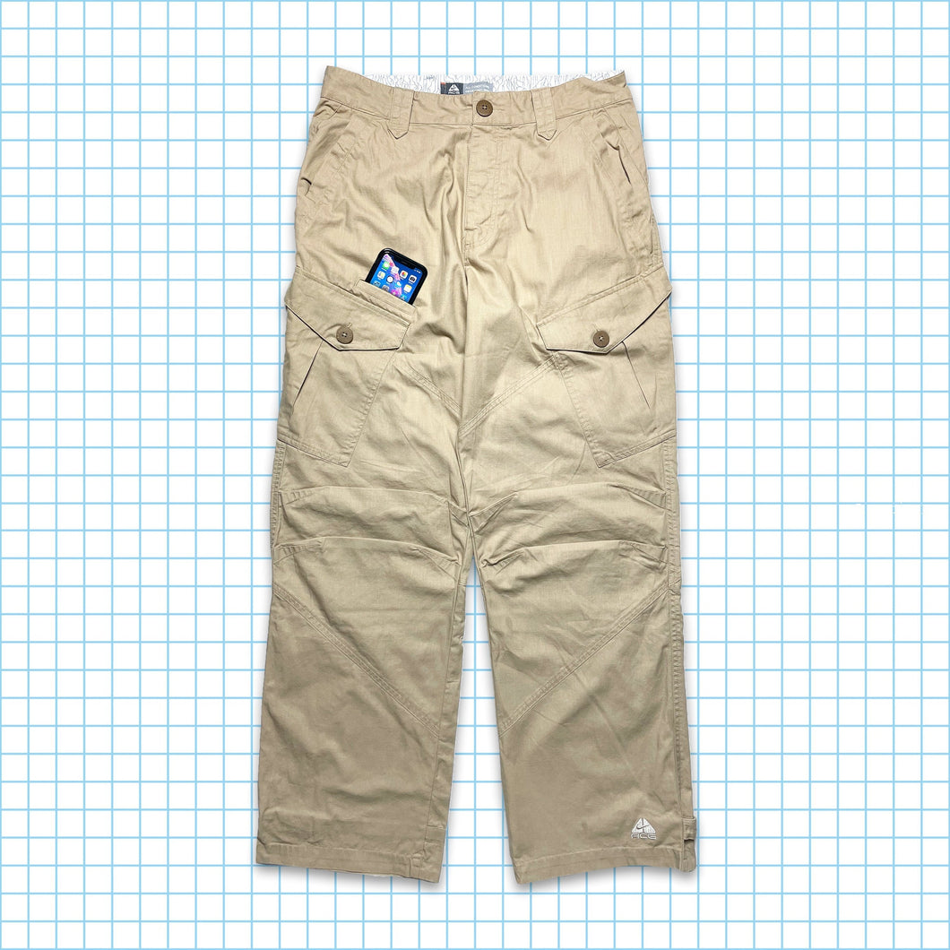 Nike ACG Multi Pocket Light Beige Technical Cargo Pant - Multiple Sizes