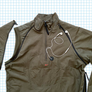 Early 00's Nike 2in1 Convertible MP3 Jacket - Small & Medium