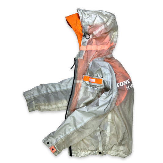 SS15' Stone Island Marina 2in1 Double Layer Semi Transparent Jacket - En ligne