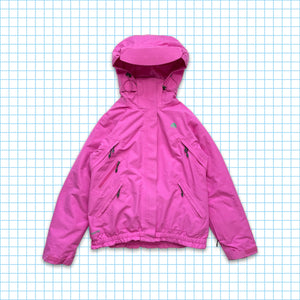 Vintage Nike ACG Shocking Pink Gore-Tex Multi Pocket Padded Jacket - Medium