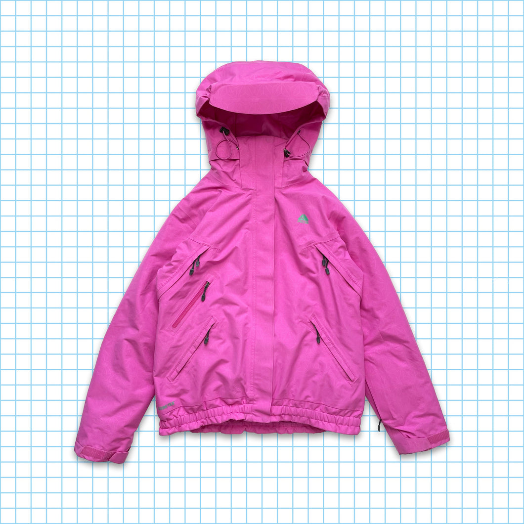 vintage Nike ACG Shocking Pink Gore-Tex Multi Pocket Veste rembourrée - Moyenne