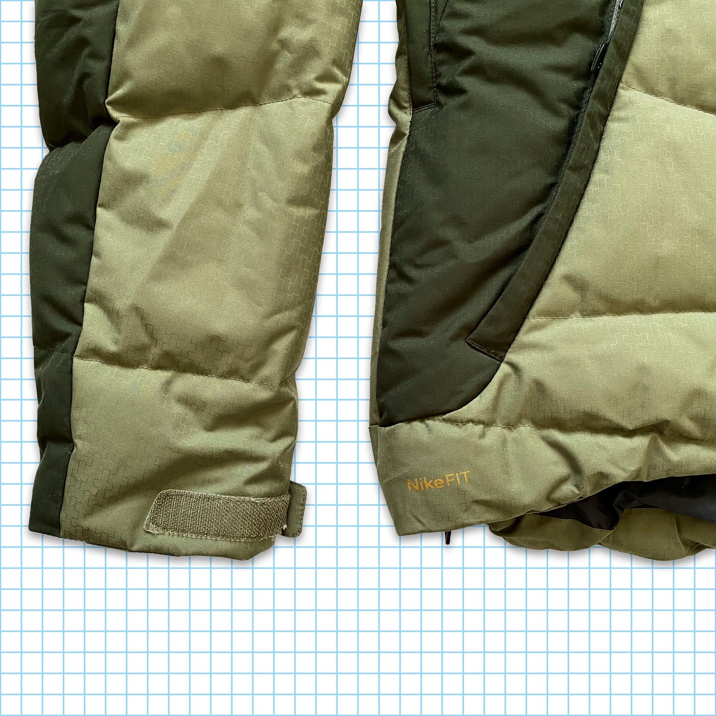 Vintage Nike ACG Two Tone Puffer Jacket - Small / Medium