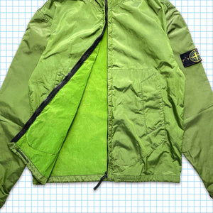Stone Island Green Silk Lined Nylon Metal Shimmer Jacket AW08’