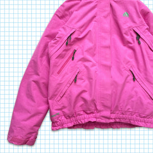 Vintage Nike ACG Shocking Pink Gore-Tex Multi Pocket Padded Jacket - Medium