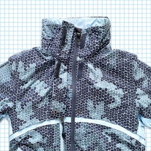 vintage Nike ACG Reptile Hex Camo All Over Print Veste rembourrée - Petit / Moyen