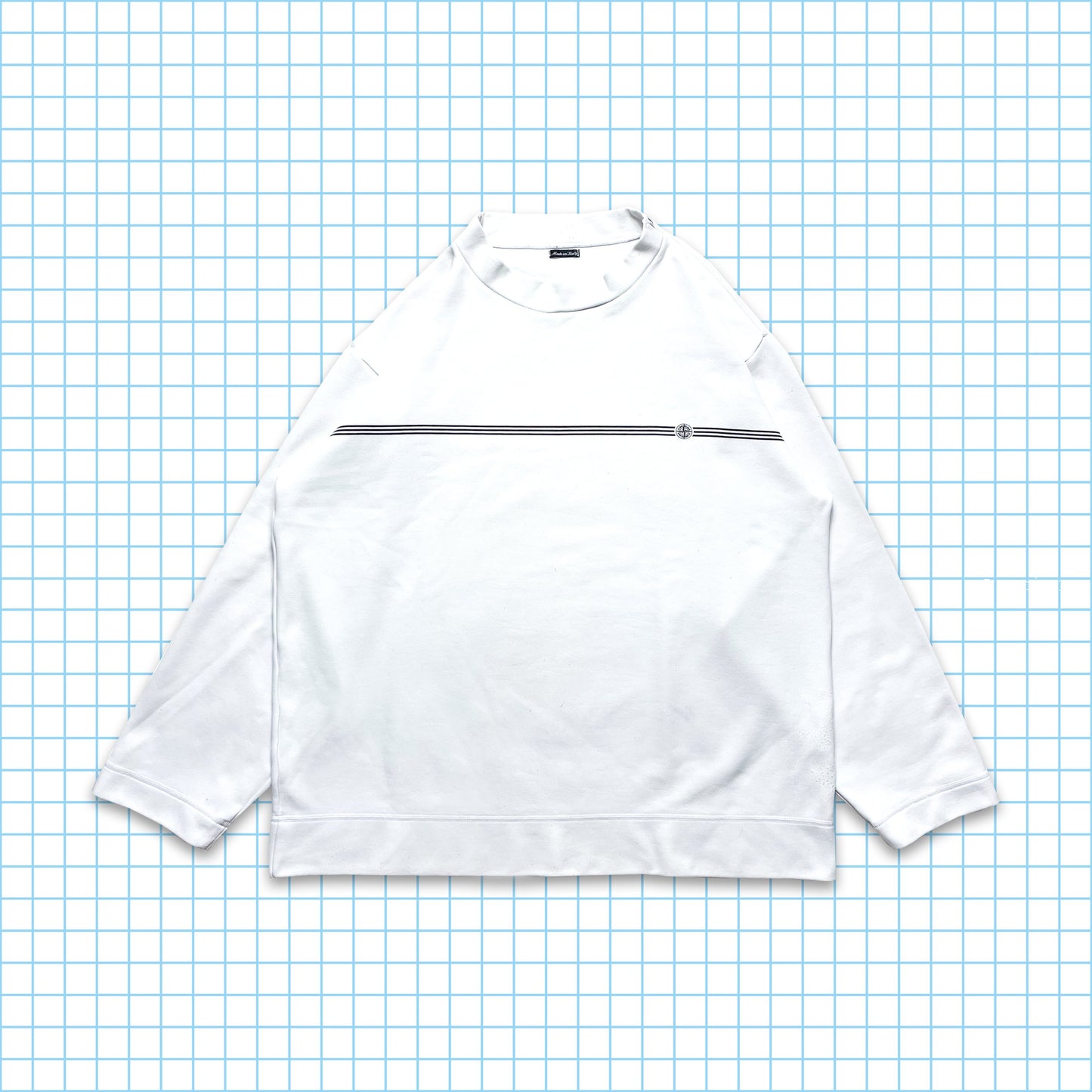 Vintage Stone Island Marina Spell Out SS97' - Extra Large / Extra Extra Large