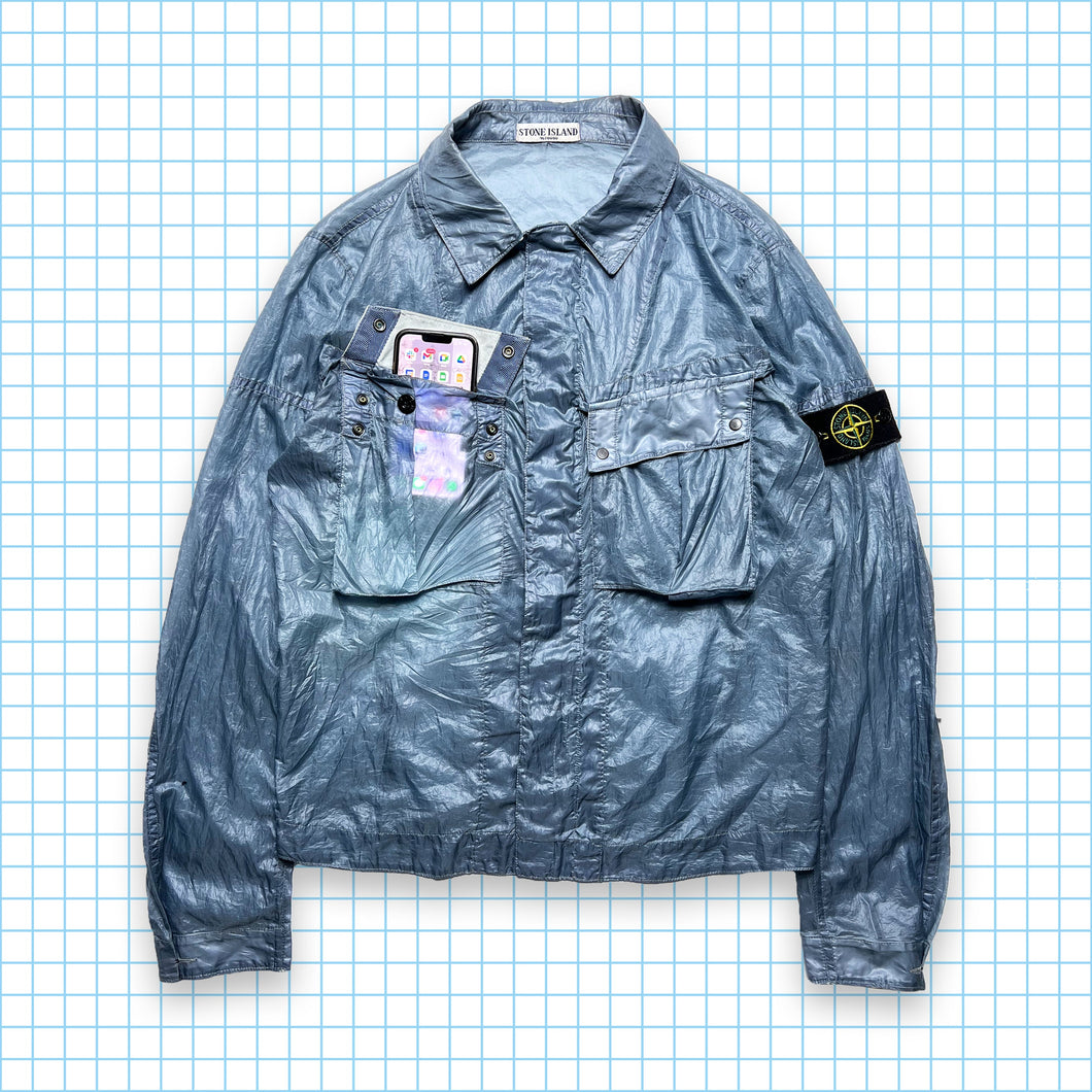 Veste Semi-Transparente Bleu Ciel Stone Island - Moyenne