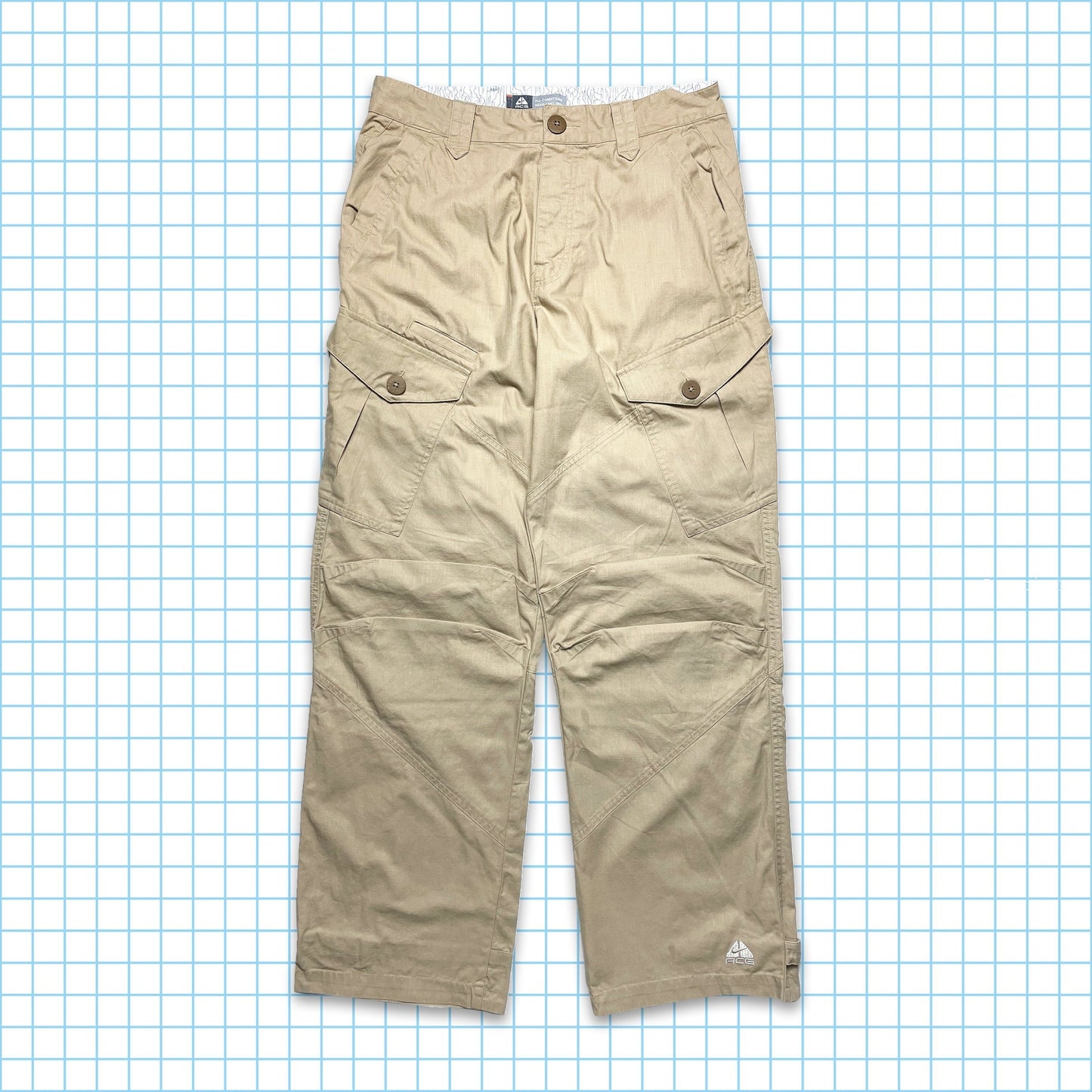 Nike ACG Multi Pocket Light Beige Technical Cargo Pant - Multiple Sizes