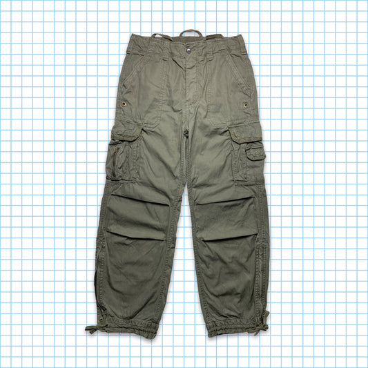 Pantalon cargo militaire multi-poches vintage - Taille 32"