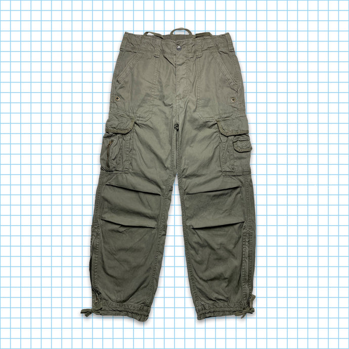 Pantalon cargo militaire multi-poches vintage - Taille 32