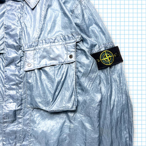 Stone Island Sky Blue Semi Transparent Jacket - Medium