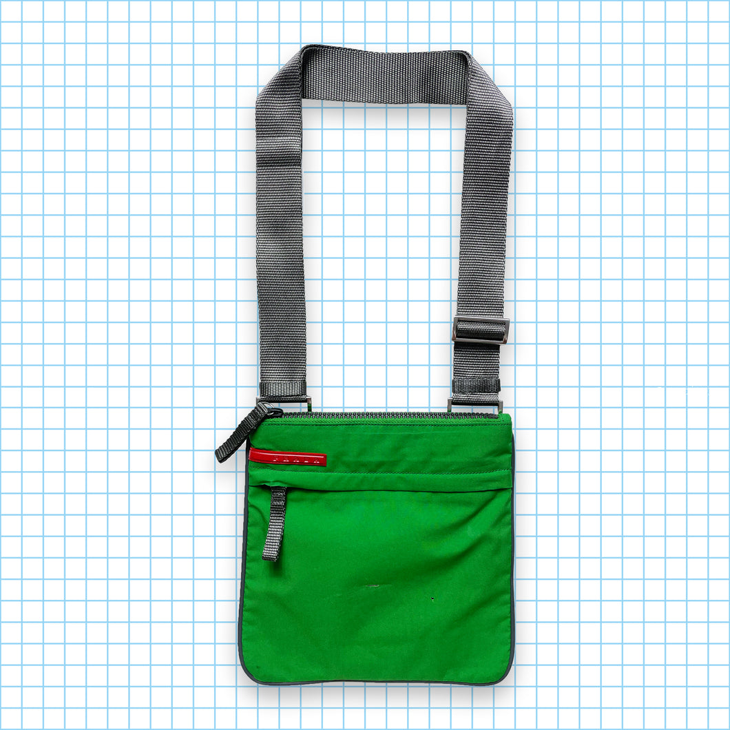 Vintage Prada Sport Green Mini Side Bag