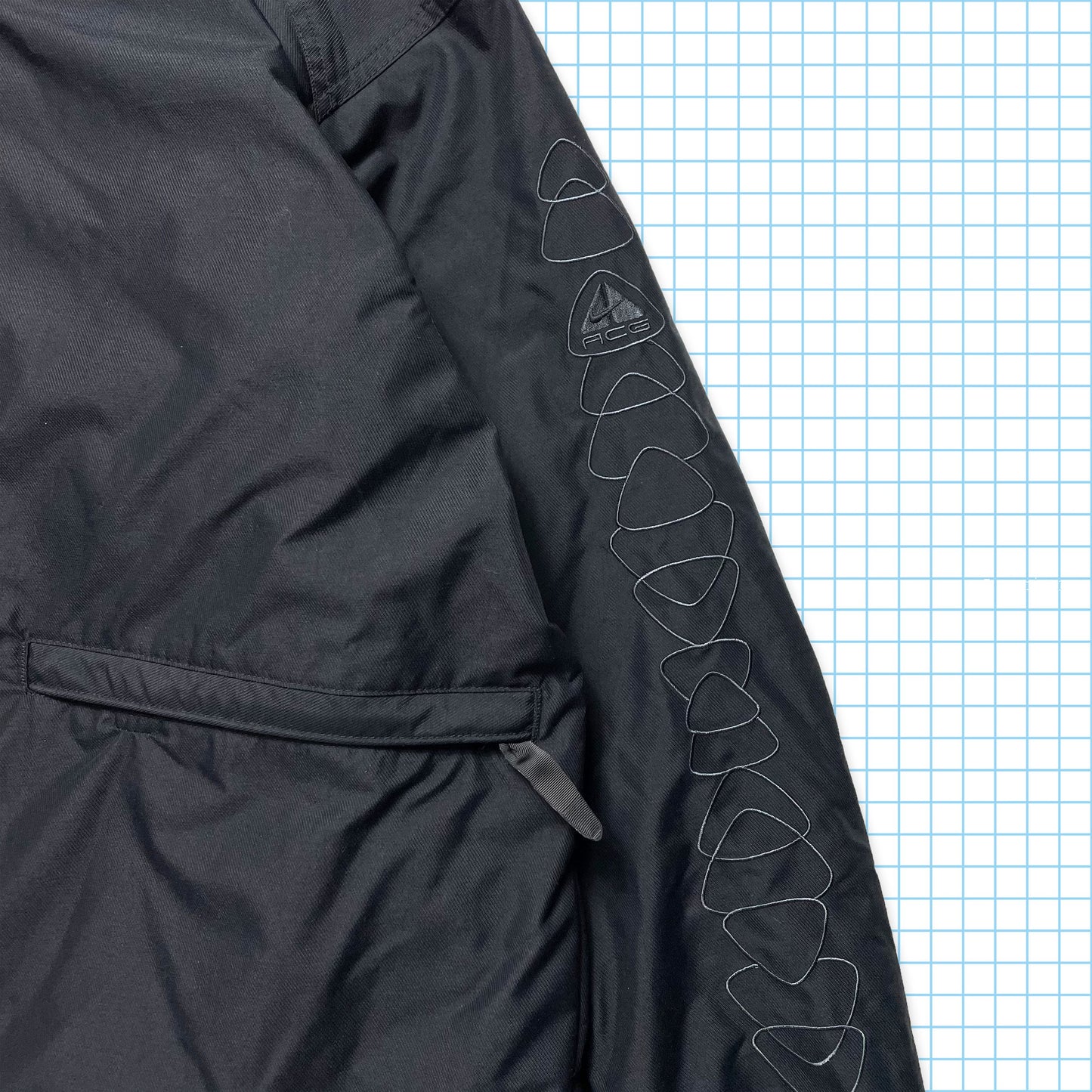 Nike ACG Nylon / Fleece Reversible Jacket Fall 00' - Medium / Large