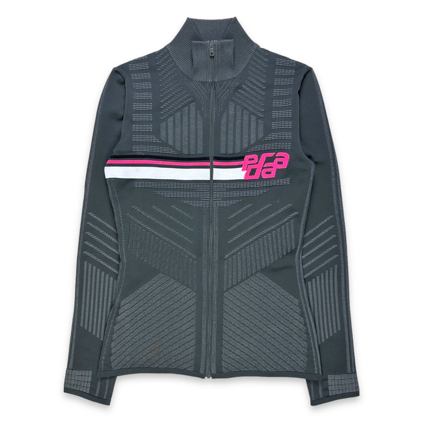 SS19 Prada Techno Technical Knit Zip Up - Womens 6-8