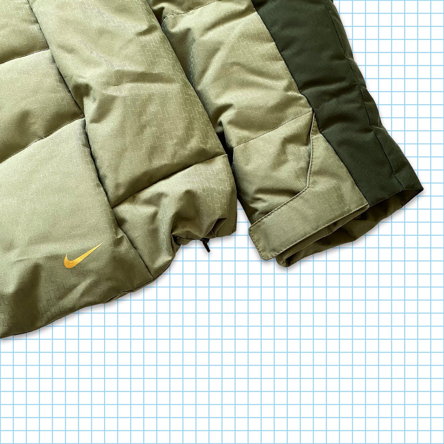 Vintage Nike ACG Two Tone Puffer Jacket - Small / Medium