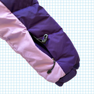 Vintage Nike ACG Two Tone Purple Puffer Jacket - Small