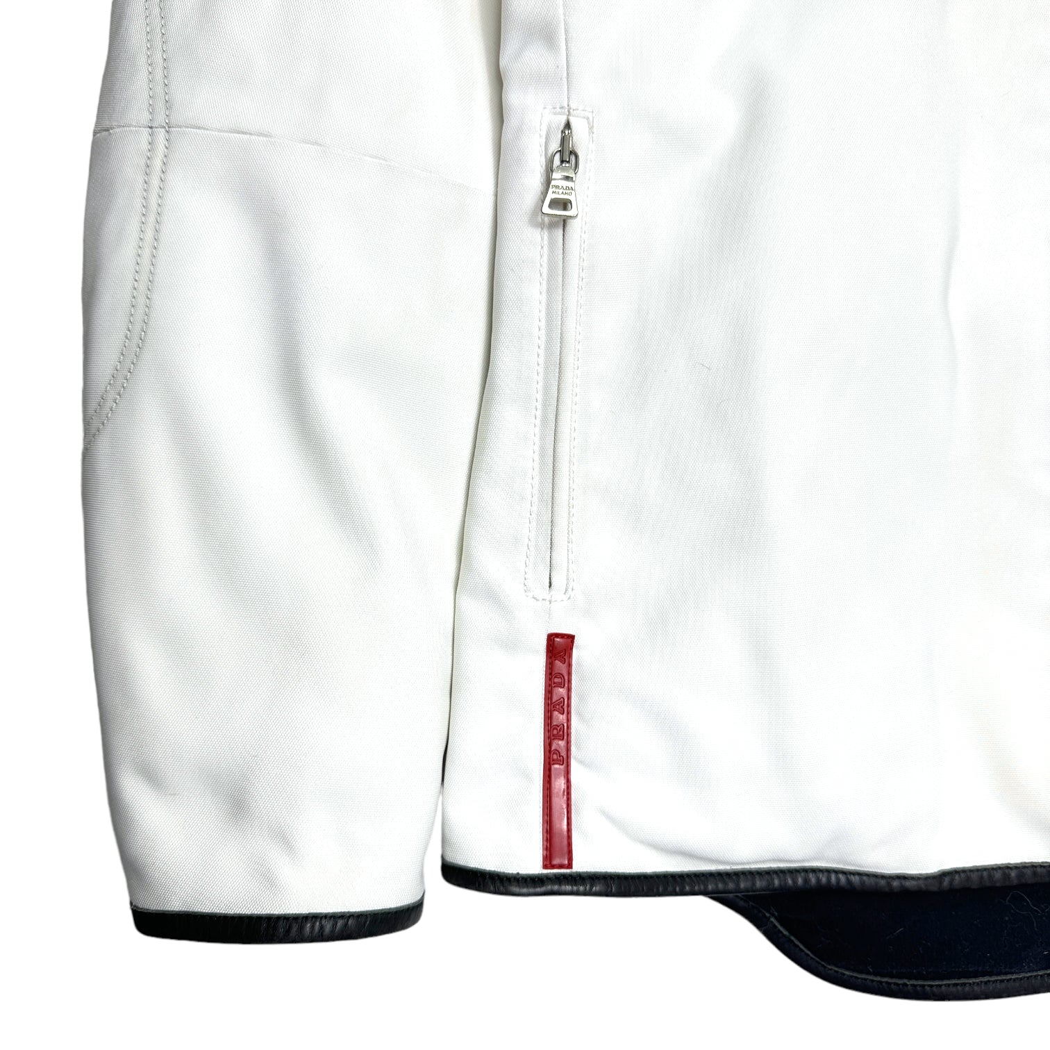 AW99' Prada Sport Pure White Balaclava Jacket - Small / Medium