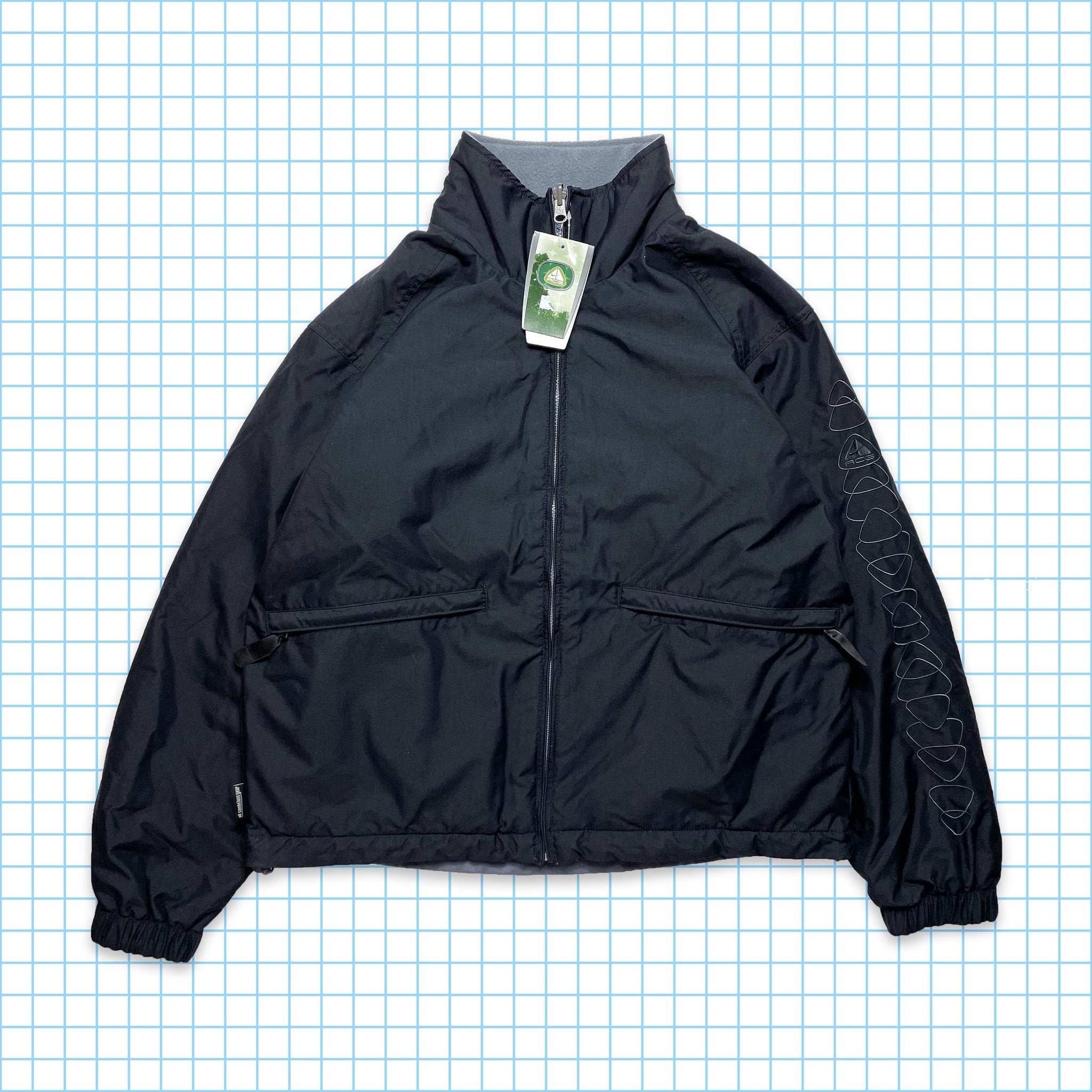 Nike ACG Nylon / Fleece Reversible Jacket Fall 00' - Medium 