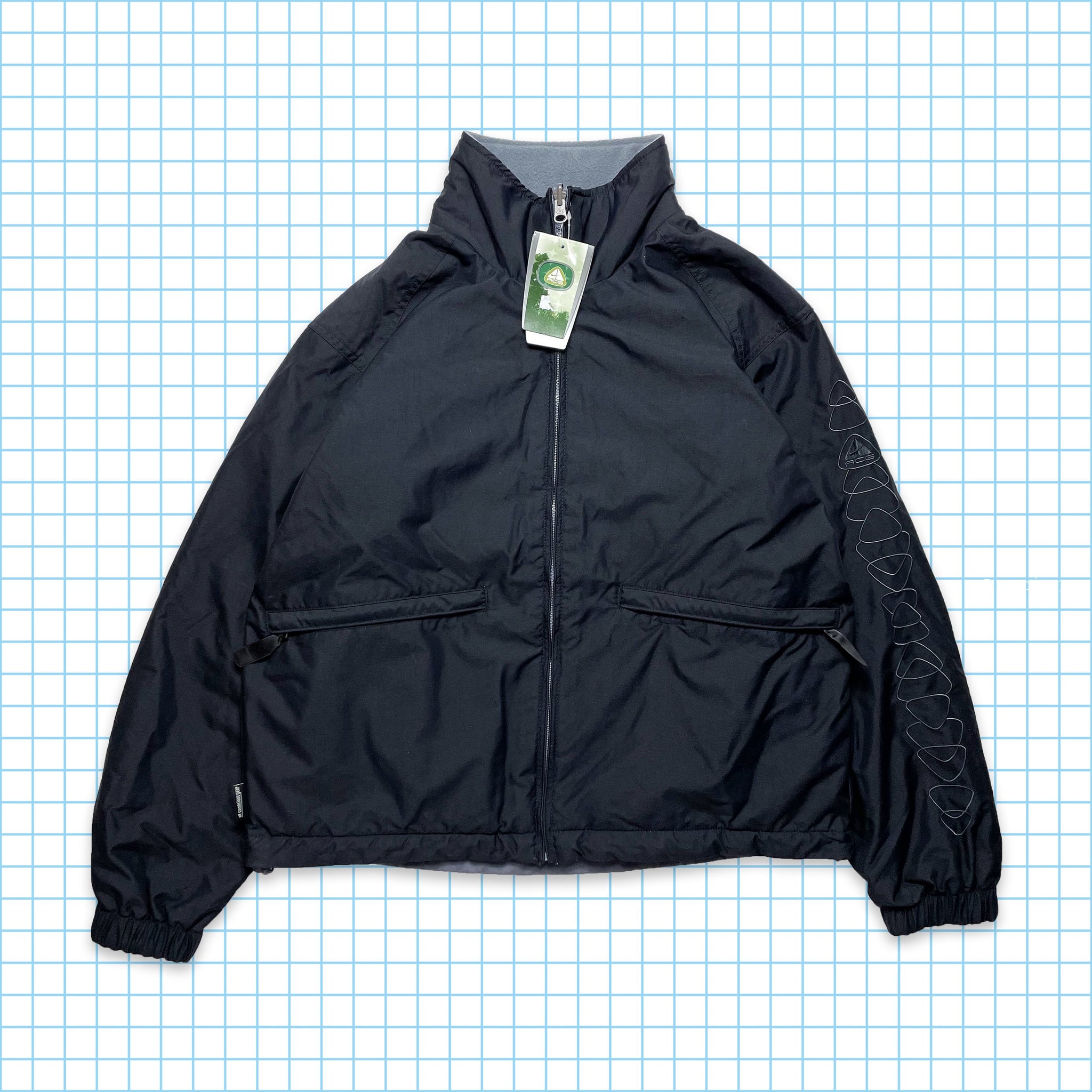 Nike ACG Nylon / Fleece Reversible Jacket Fall 00' - Medium