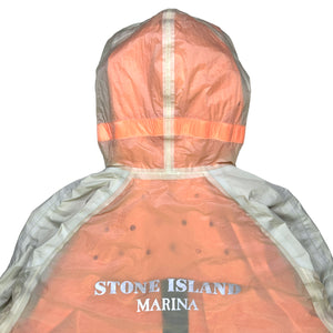 SS15' Stone Island Marina 2in1 Double Layer Semi Transparent Jacket - En ligne