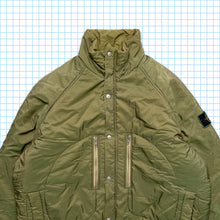 Load image into Gallery viewer, Vintage Stone Island Rip Stop Khaki Nylon Shimmer Puffer AW89 - Extra Large / Extra Extra Large