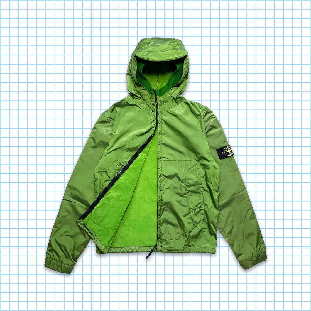 Stone Island Green Silk Lined Nylon Metal Shimmer Jacket AW08’